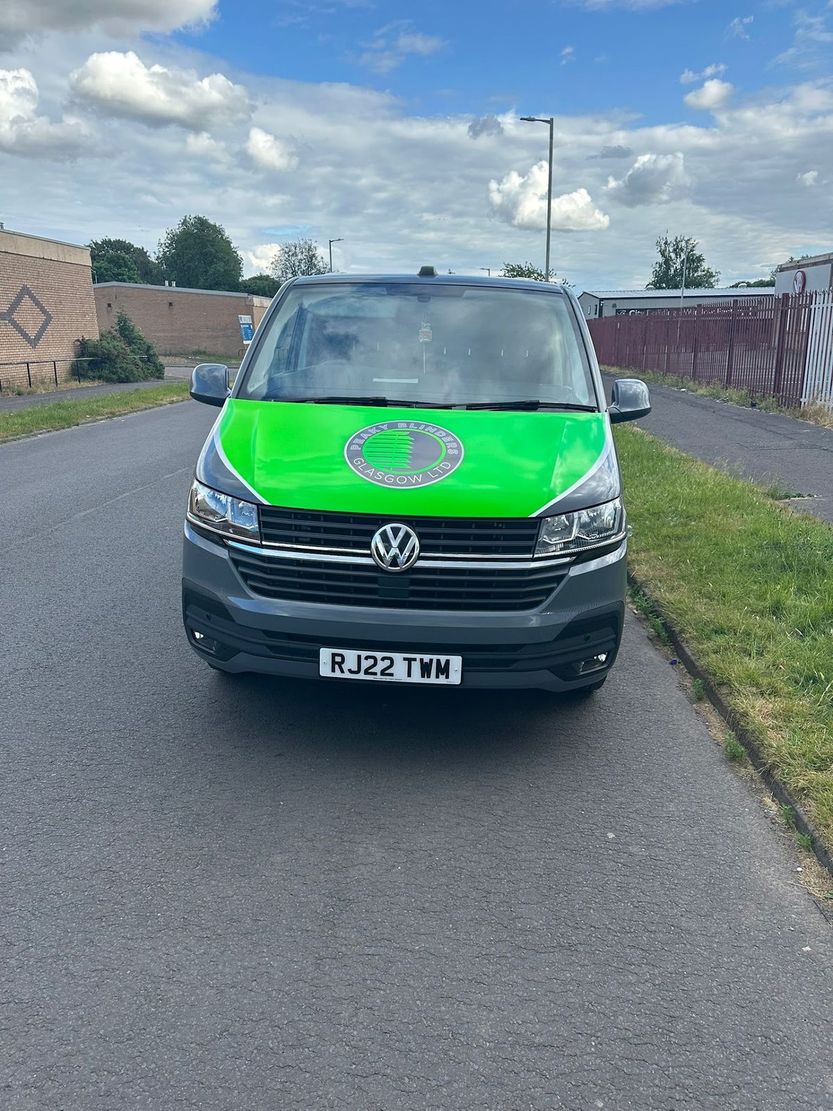 Peaky Blinders Glasgow branded van